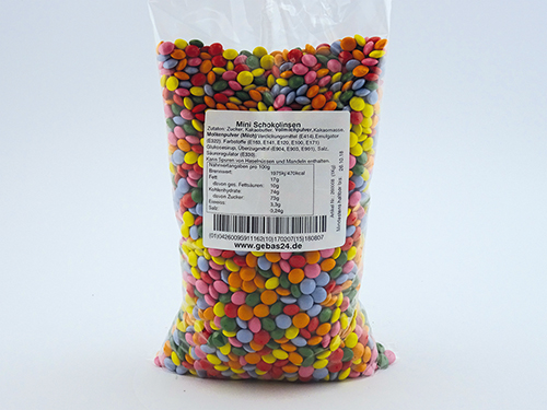 Mini-Schokolinsen 10x1kg GEBAS 